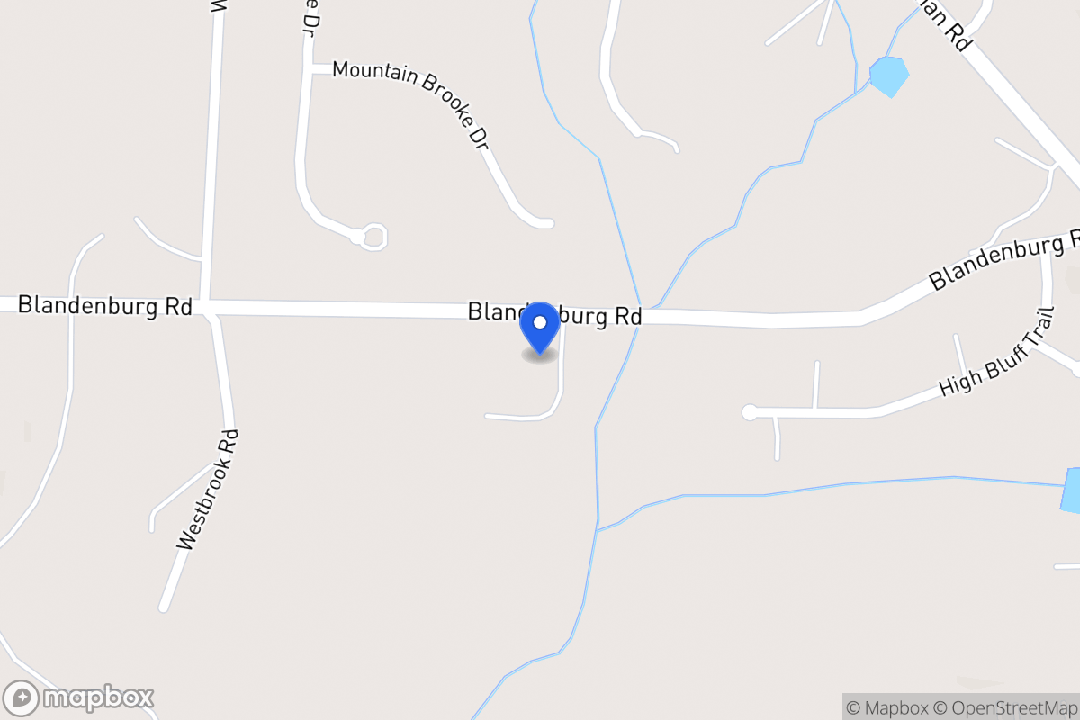 Map of 1545 Blandenburg Rd