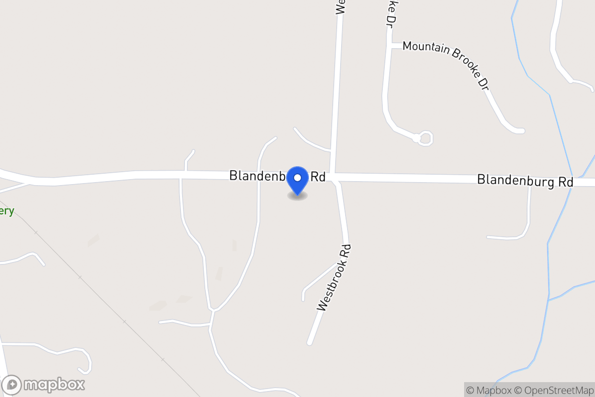 Map of 1403 Blandenburg Rd