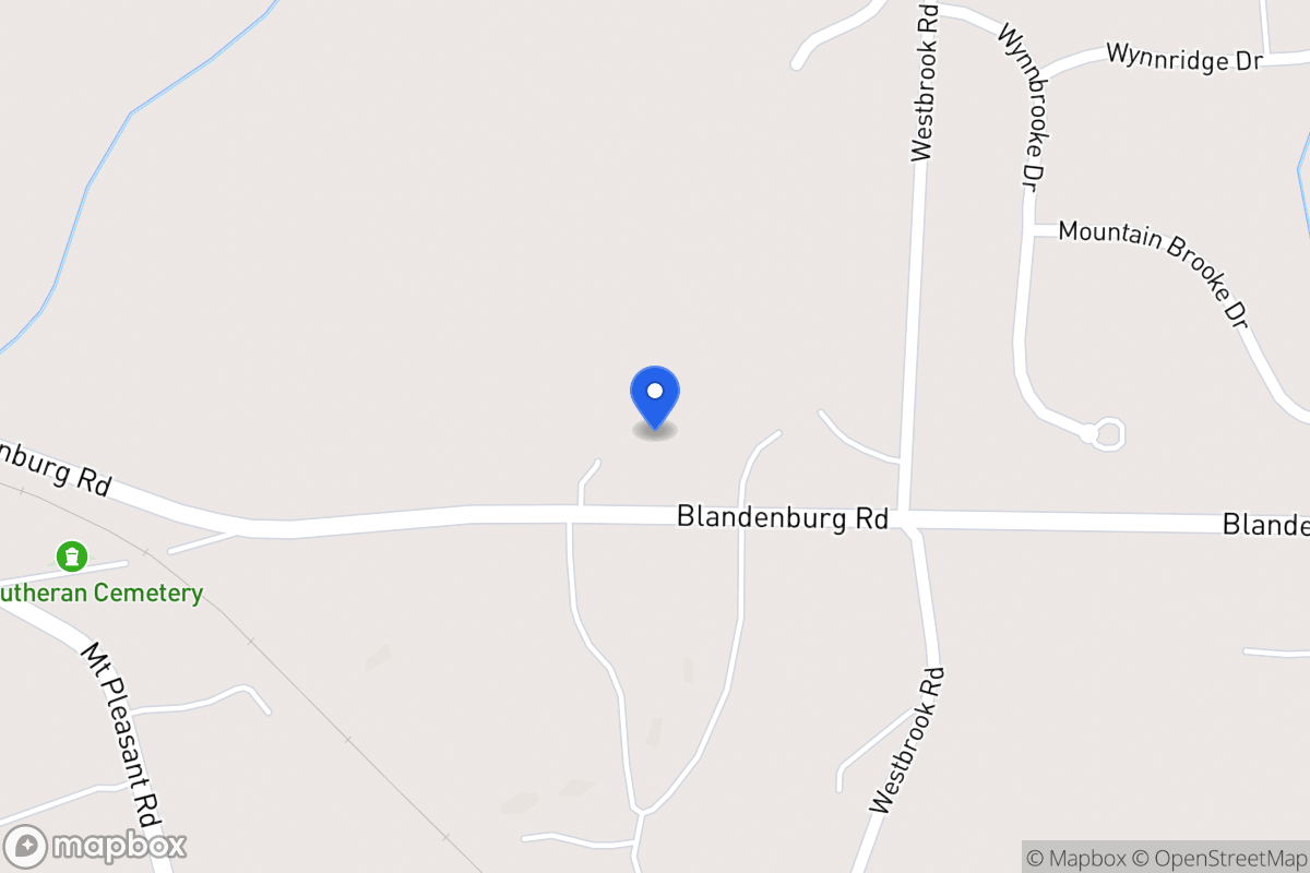 Map of 1340 Blandenburg Rd