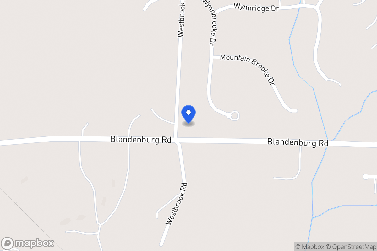 Map of 1432 Blandenburg Rd