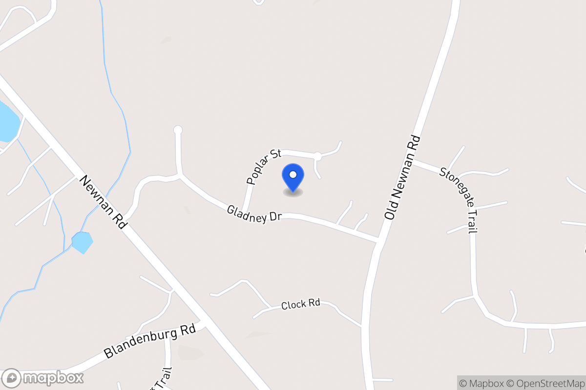 Map of 57 Gladney Dr