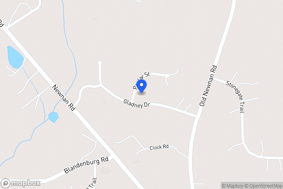Map of 75 Gladney Dr