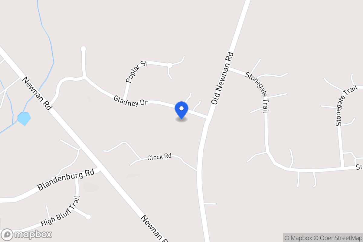 Map of 20 Gladney Dr