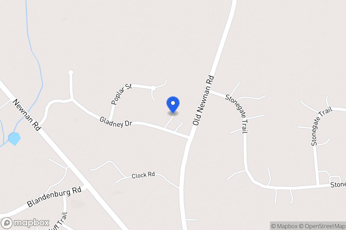 Map of 17 Gladney Dr