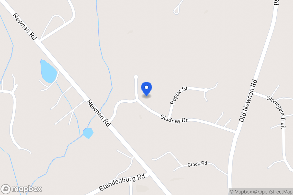 Map of 133 Gladney Dr
