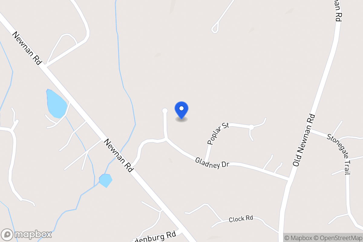Map of 151 Gladney Dr