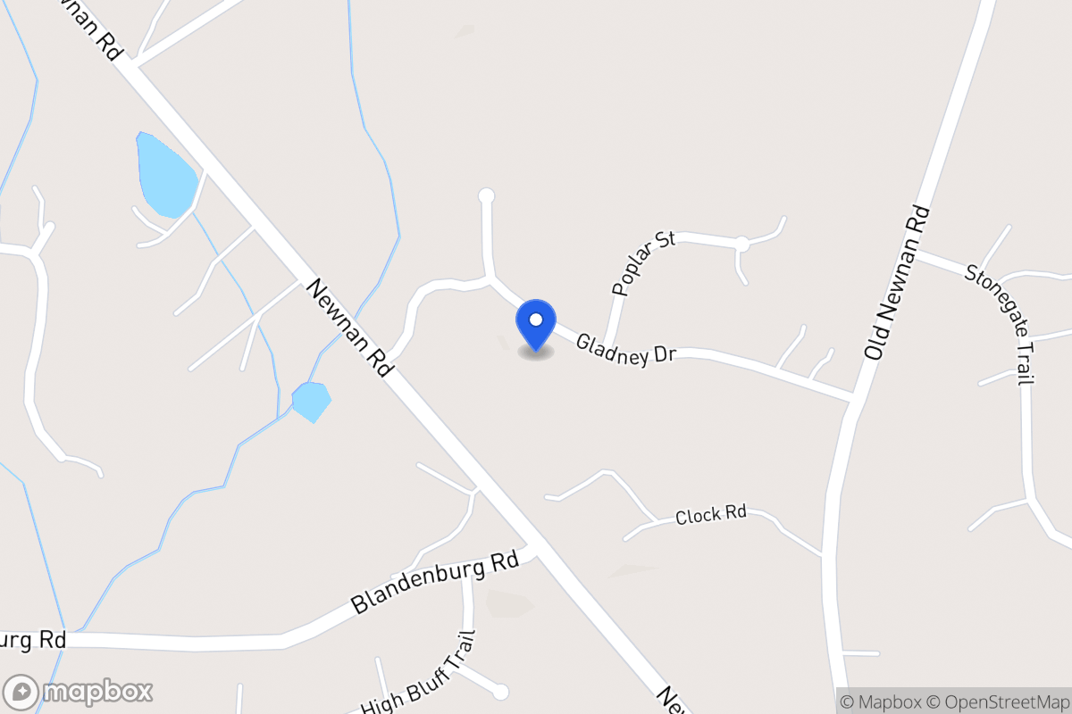 Map of 112 Gladney Dr