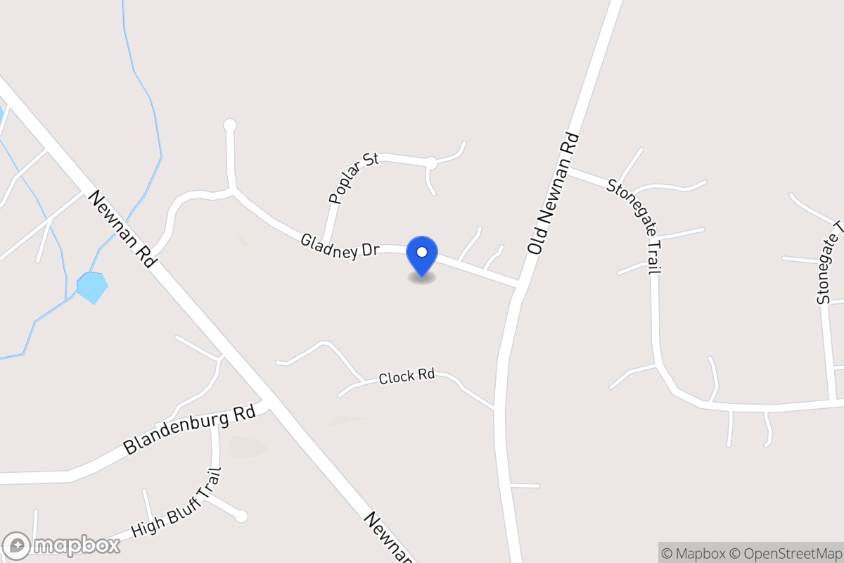 Map of 40 Gladney Dr