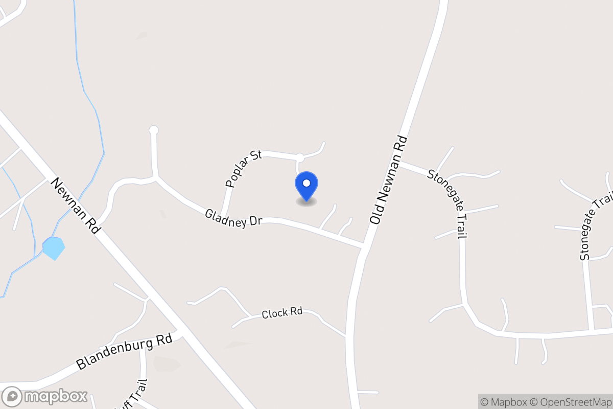 Map of 39 Gladney Dr