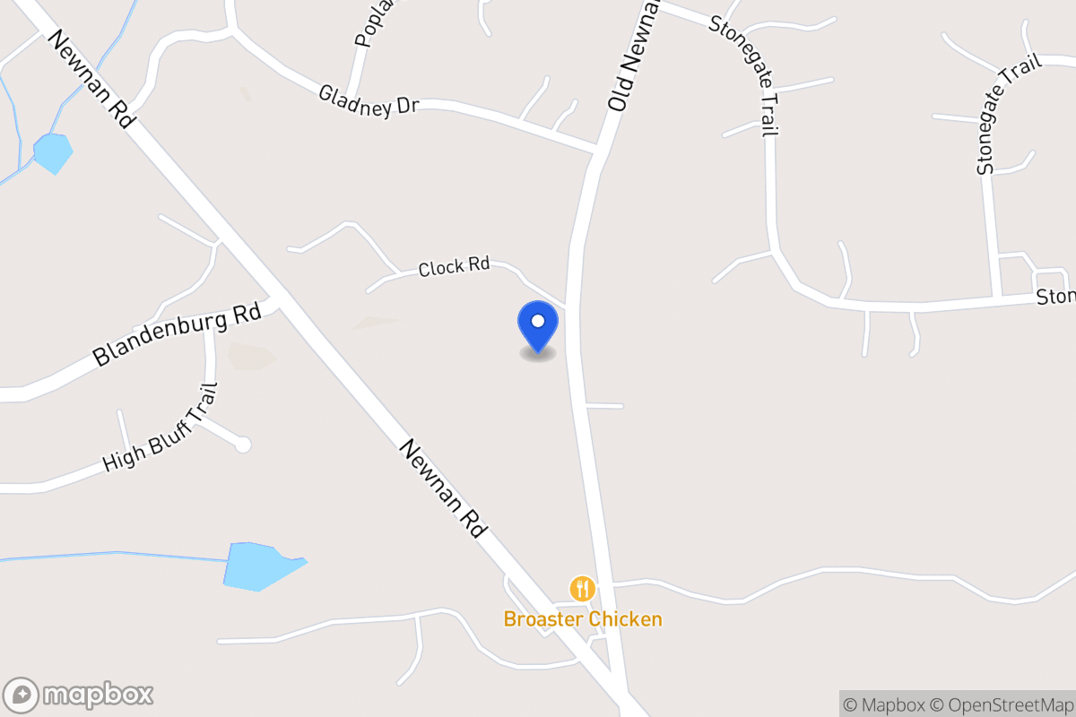 Map of 2505 Old Newnan Rd