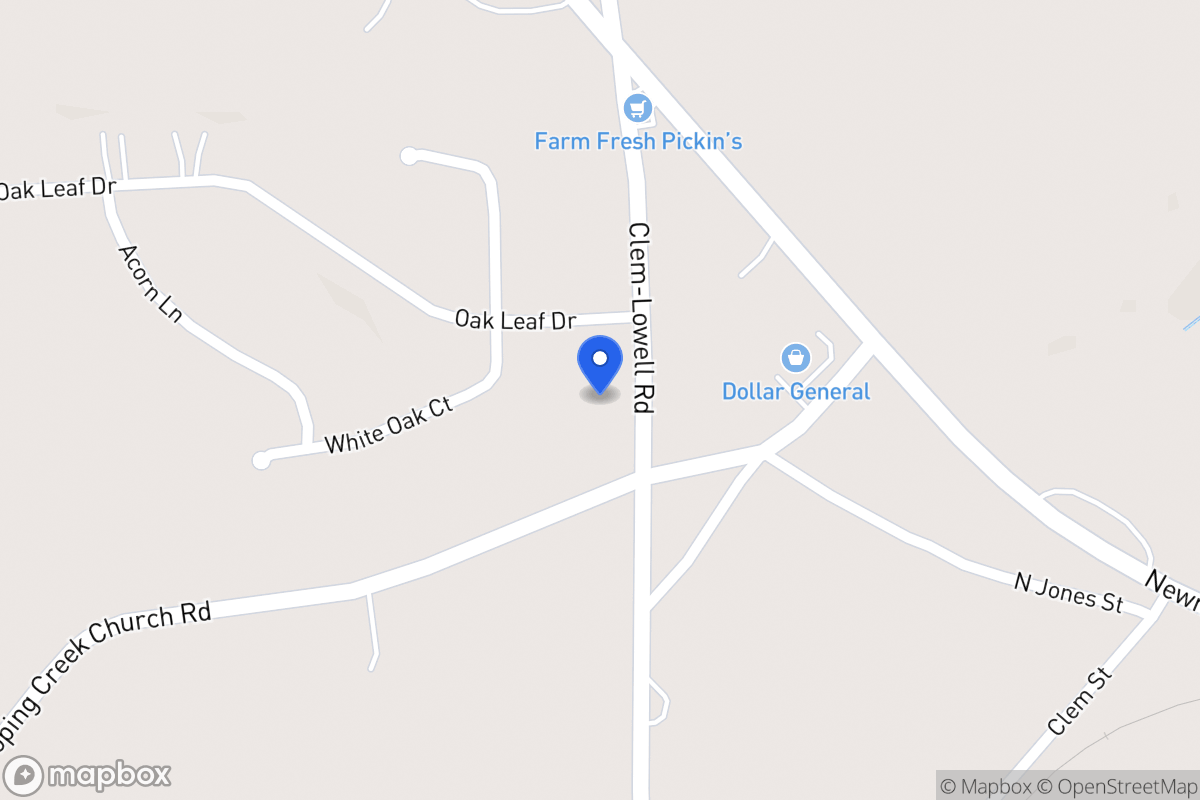 Map of 103 Clem Lowell Rd