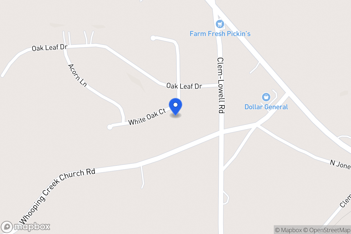 Map of 208 White Oak Ct