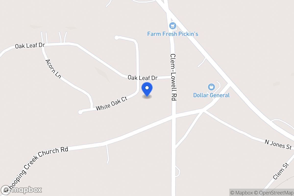 Map of 204 White Oak Ct