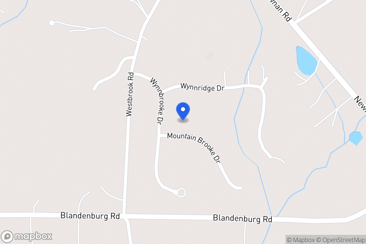 Map of 22 Mountain Brooke Dr