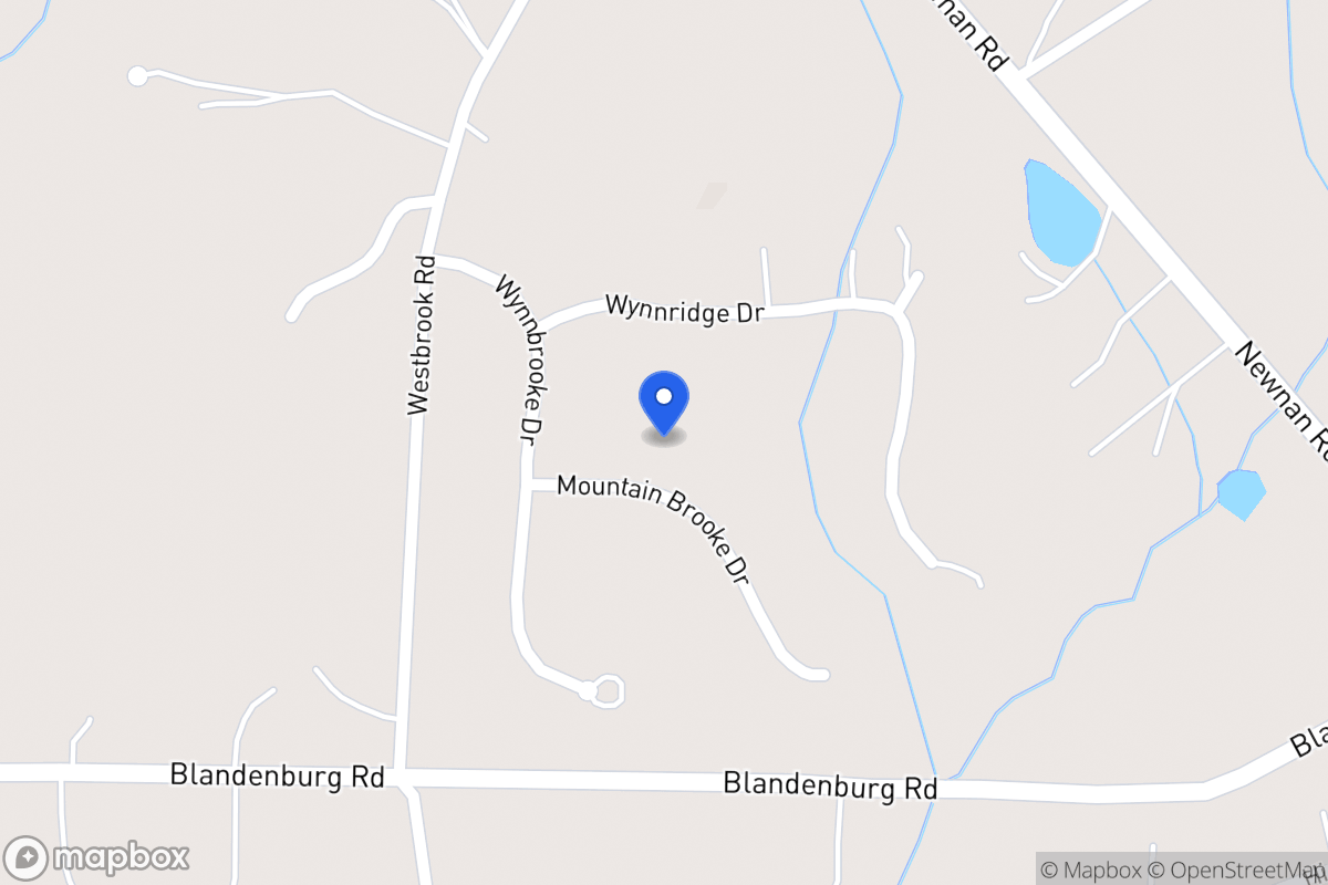 Map of 36 Mountain Brooke Dr