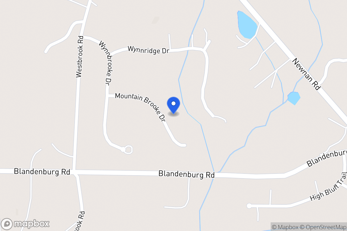 Map of 80 Mountain Brooke Dr
