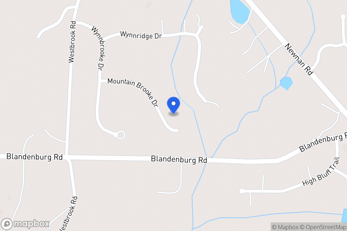 Map of 100 Mountain Brooke Dr