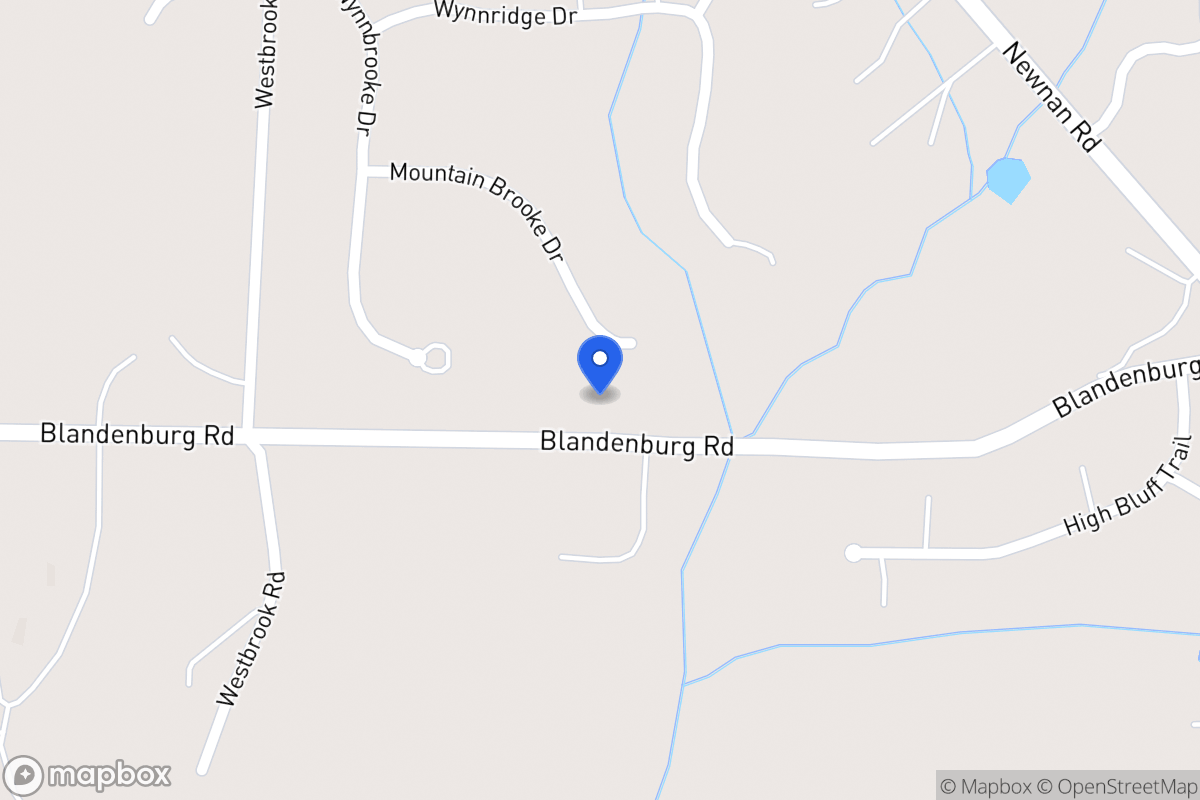 Map of 113 Mountain Brooke Dr