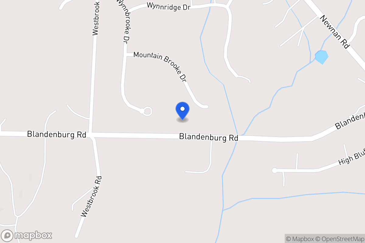 Map of 109 Mountain Brooke Dr