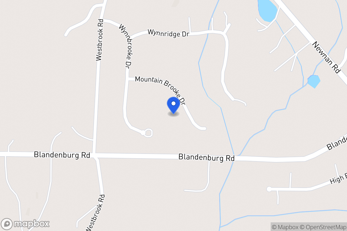 Map of 85 Mountain Brooke Dr