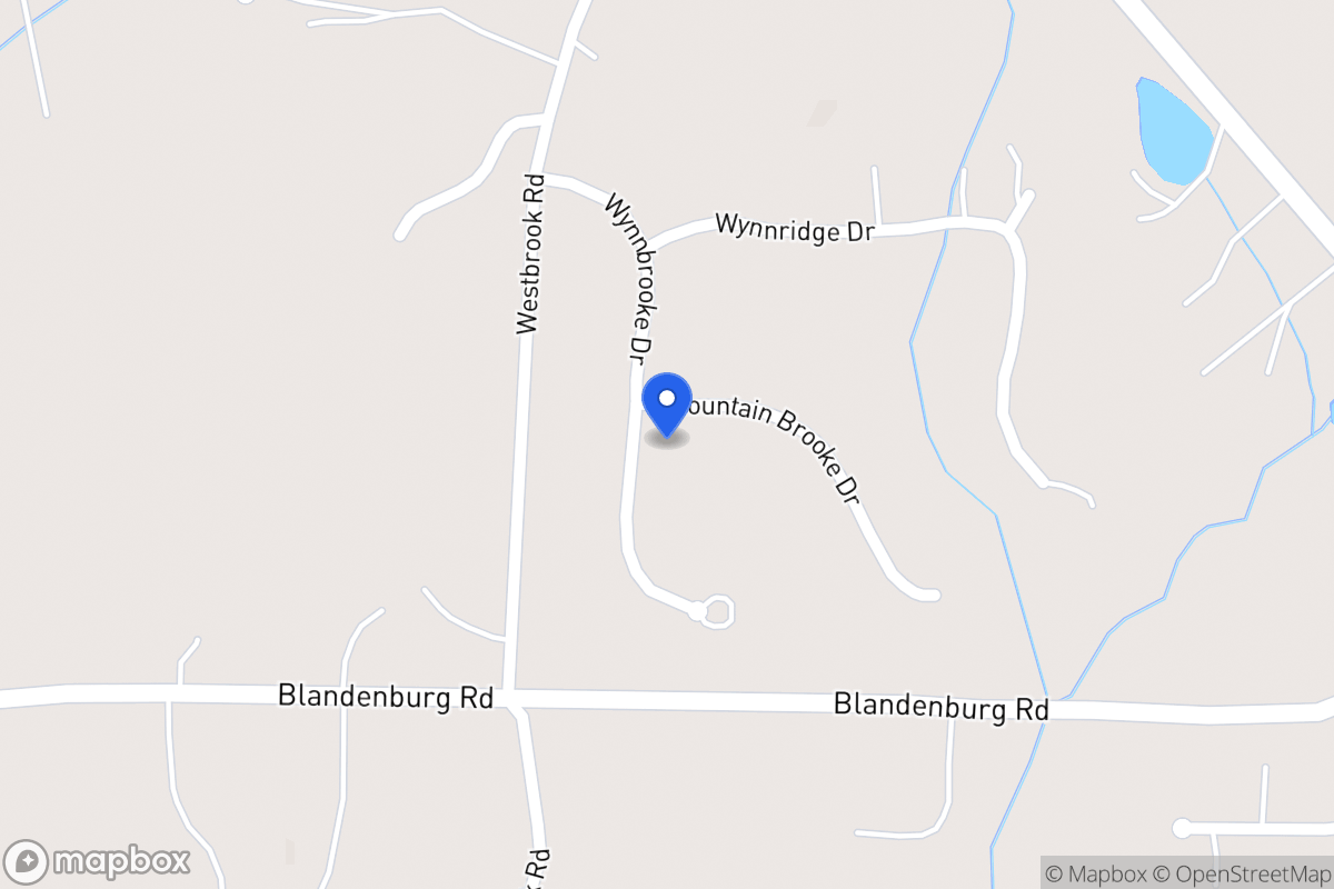 Map of 7 Mountain Brooke Dr