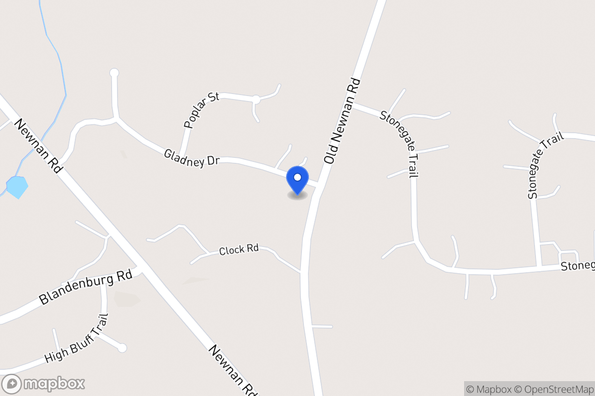 Map of 14 Gladney Dr