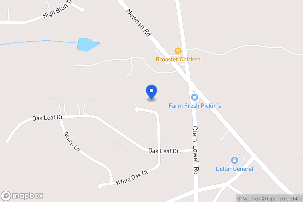 Map of 180 White Oak Ct