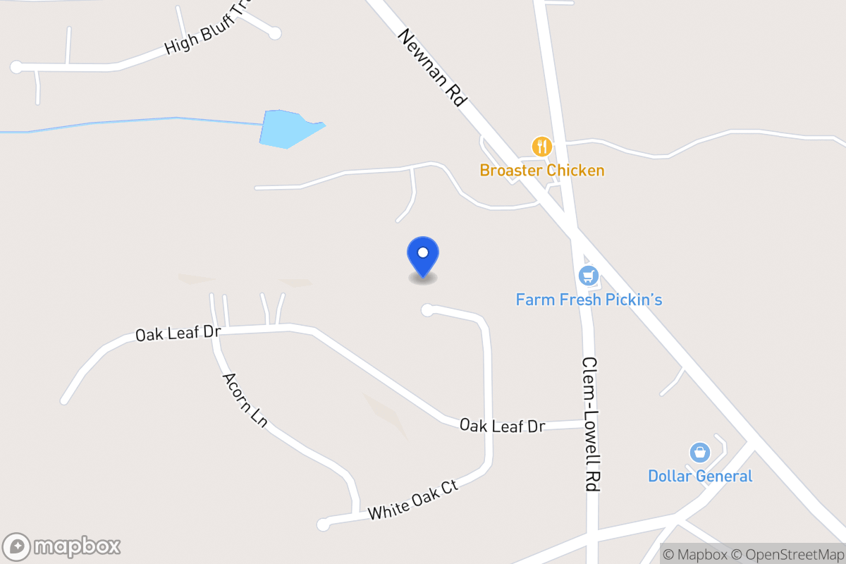 Map of 176 White Oak Ct
