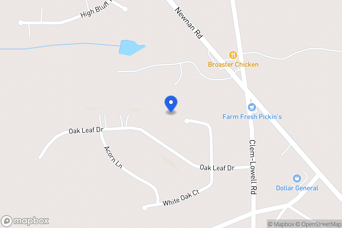 Map of 172 White Oak Ct