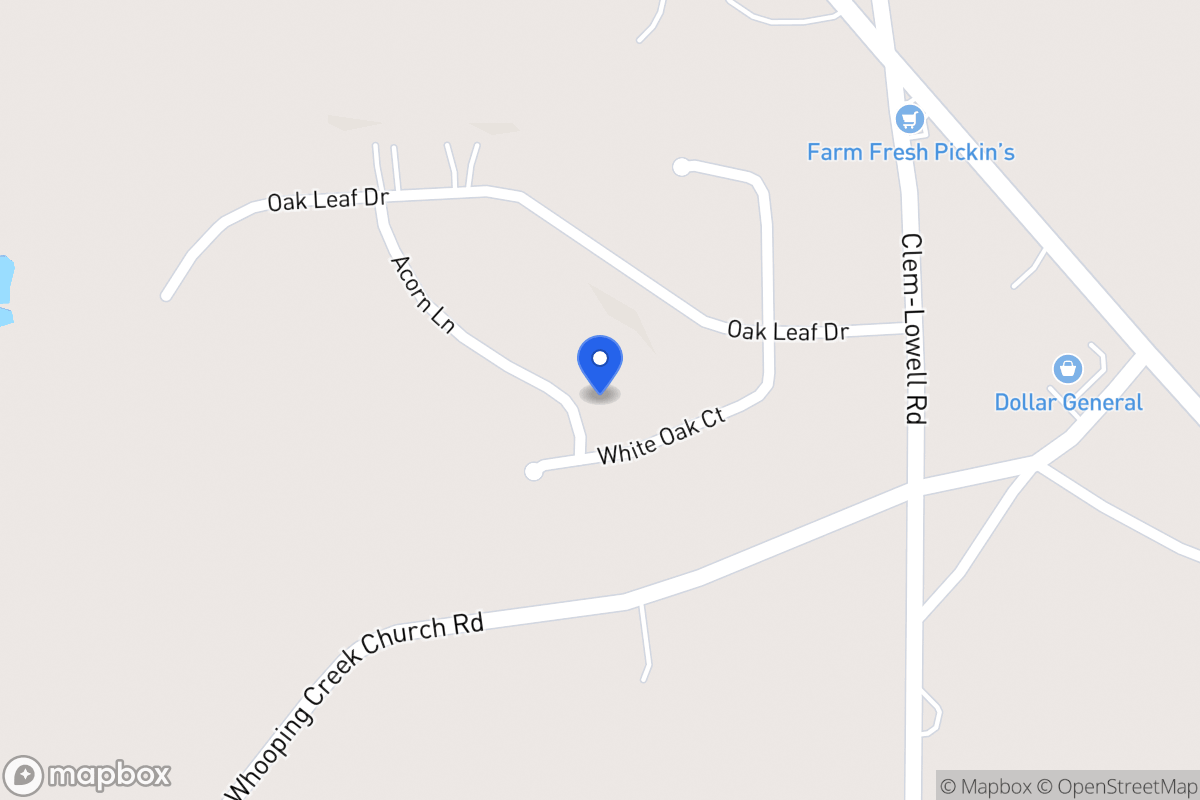 Map of 221 White Oak Ct
