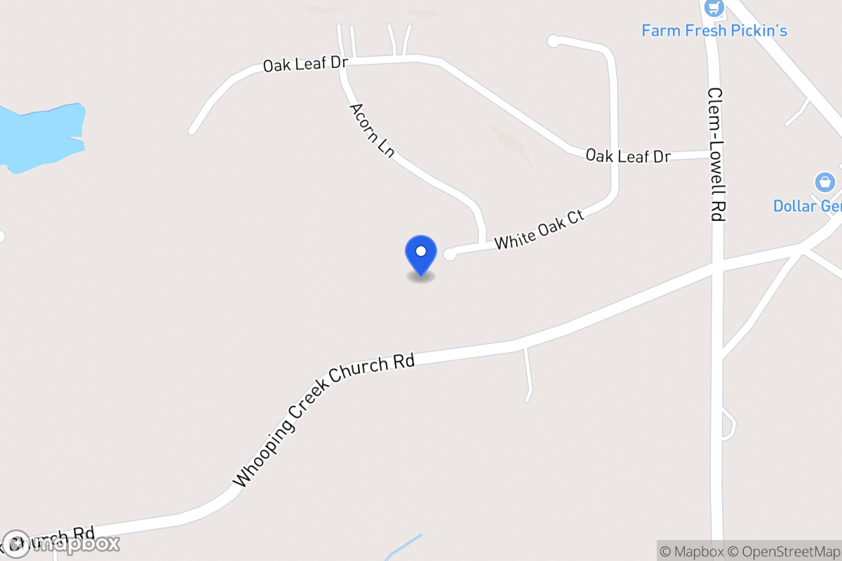 Map of 232 White Oak Ct