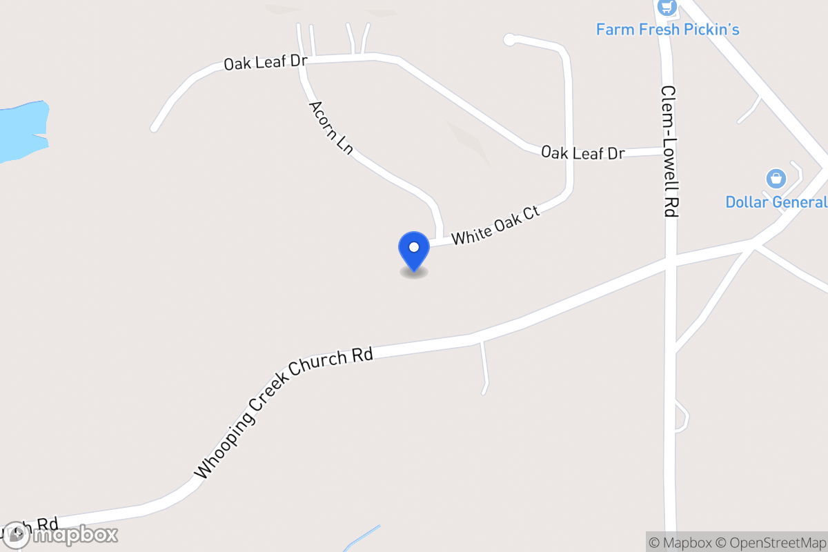 Map of 228 White Oak Ct