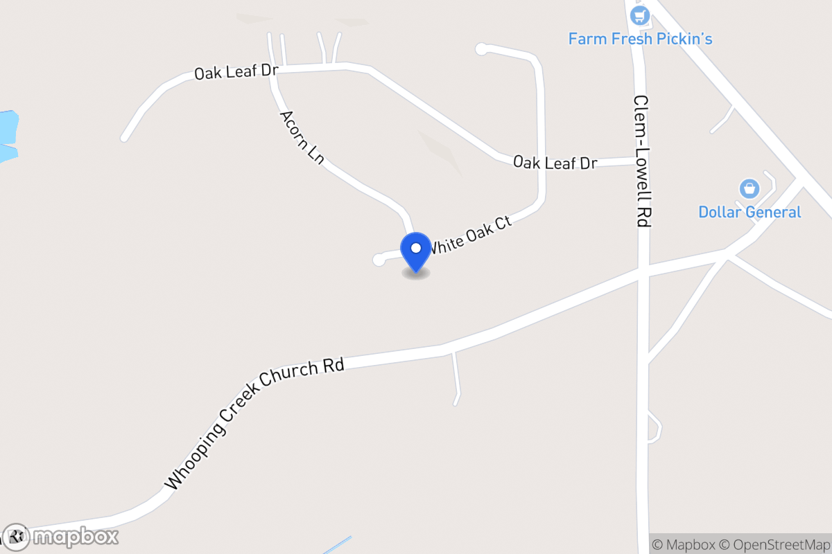 Map of 224 White Oak Ct