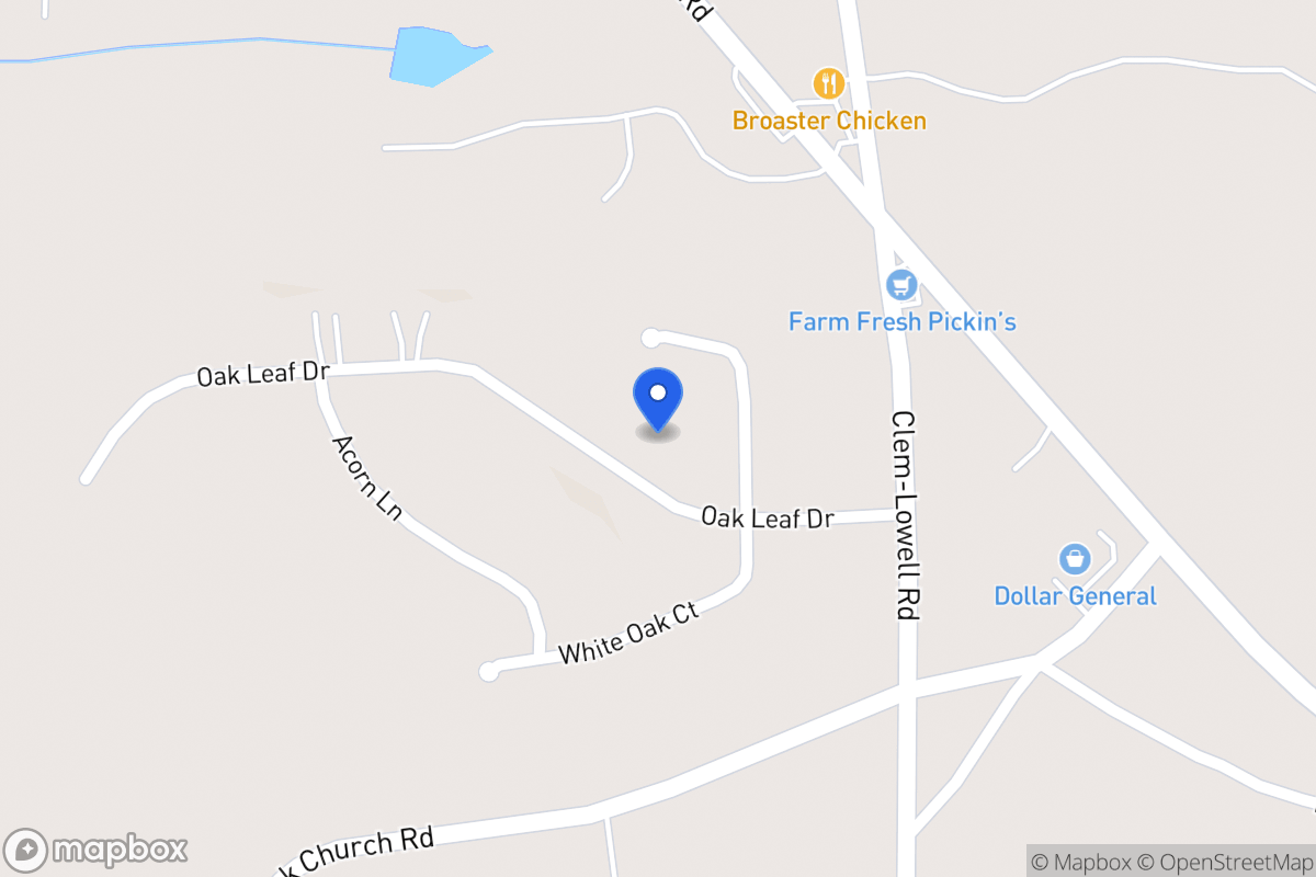 Map of 119 Oak Leaf Dr