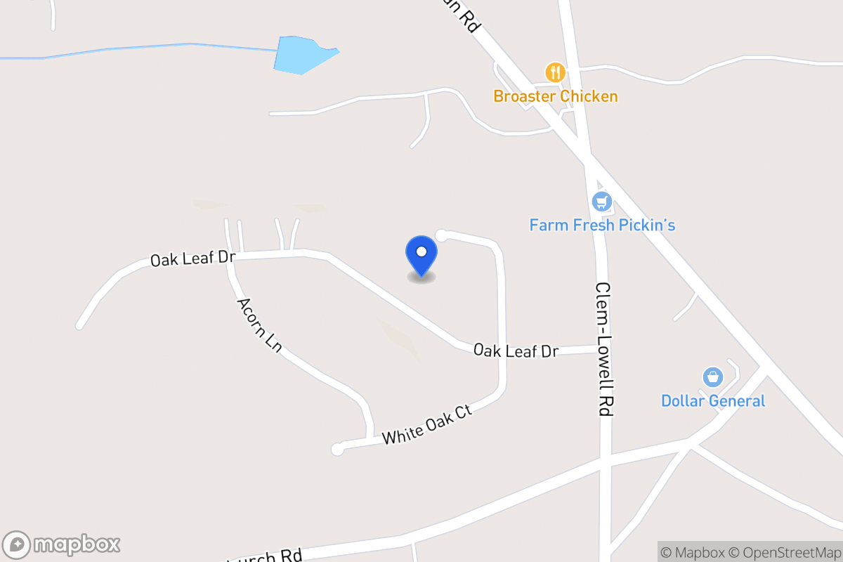 Map of 125 Oak Leaf Dr