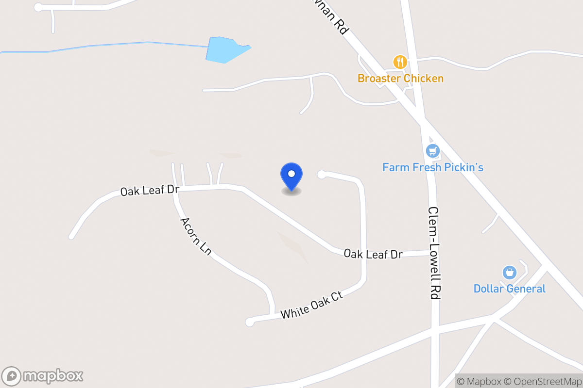 Map of 131 Oak Leaf Dr