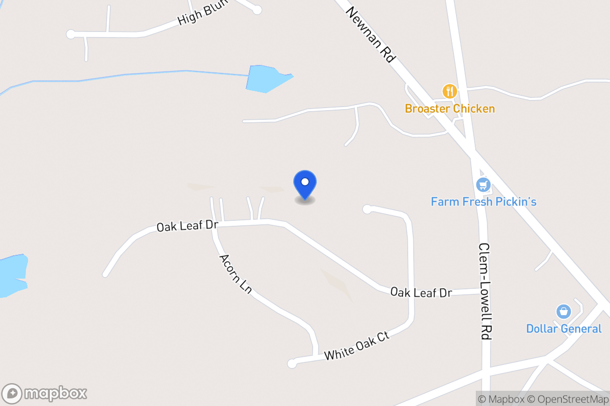 Map of 143 Oak Leaf Dr