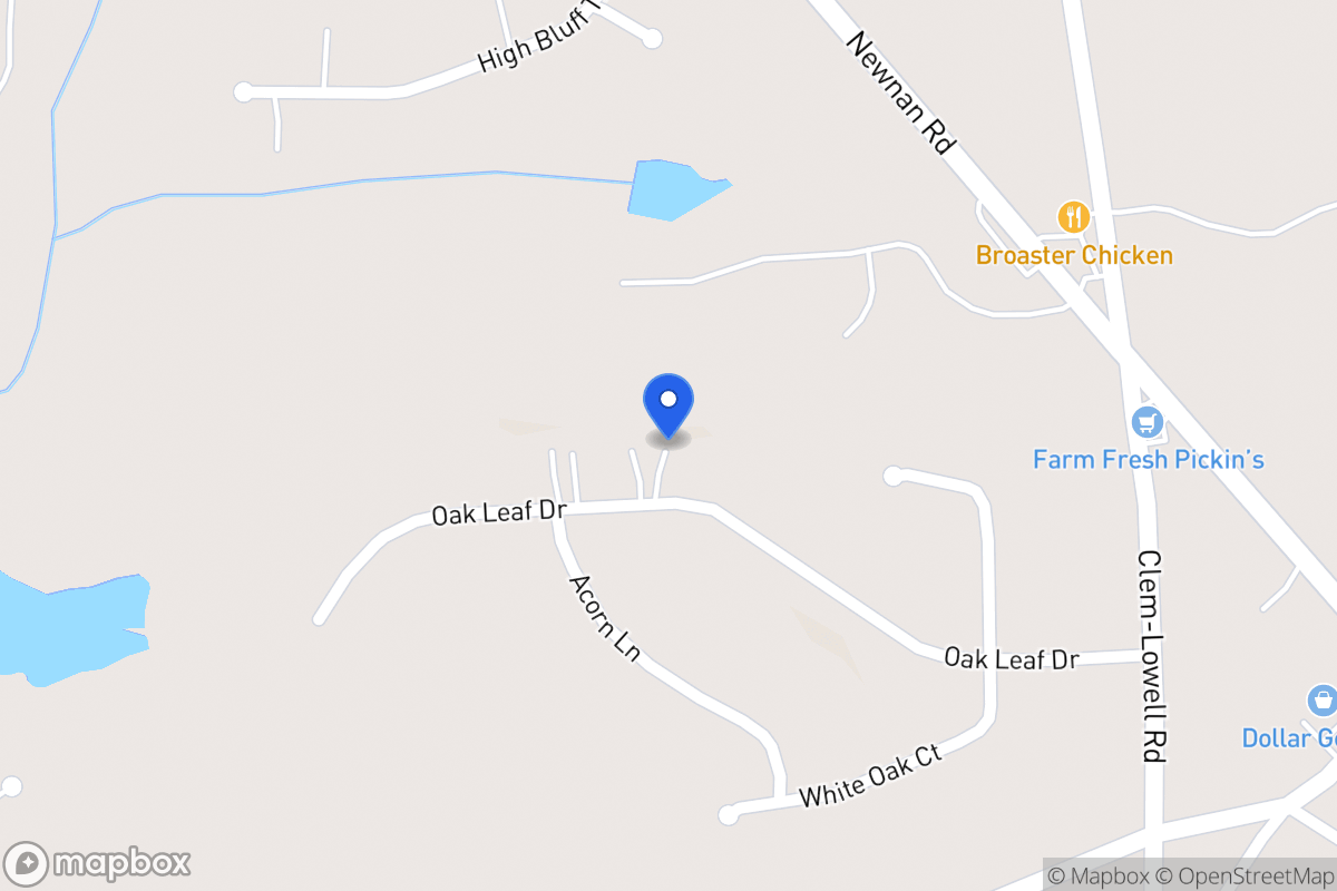 Map of 155 Oak Leaf Dr