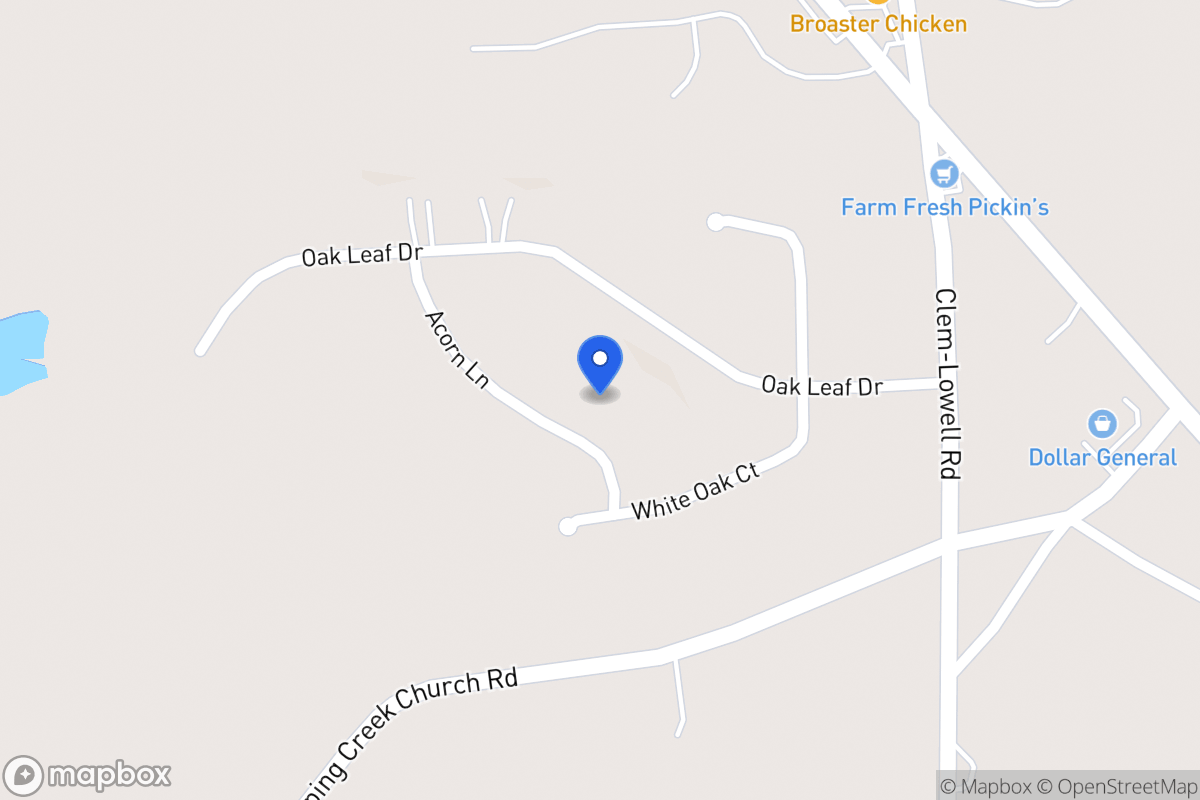 Map of 117 Acorn Ln