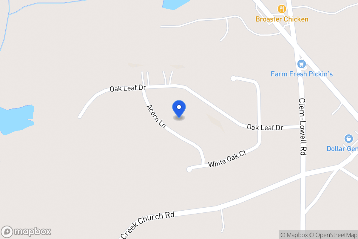 Map of 129 Acorn Ln