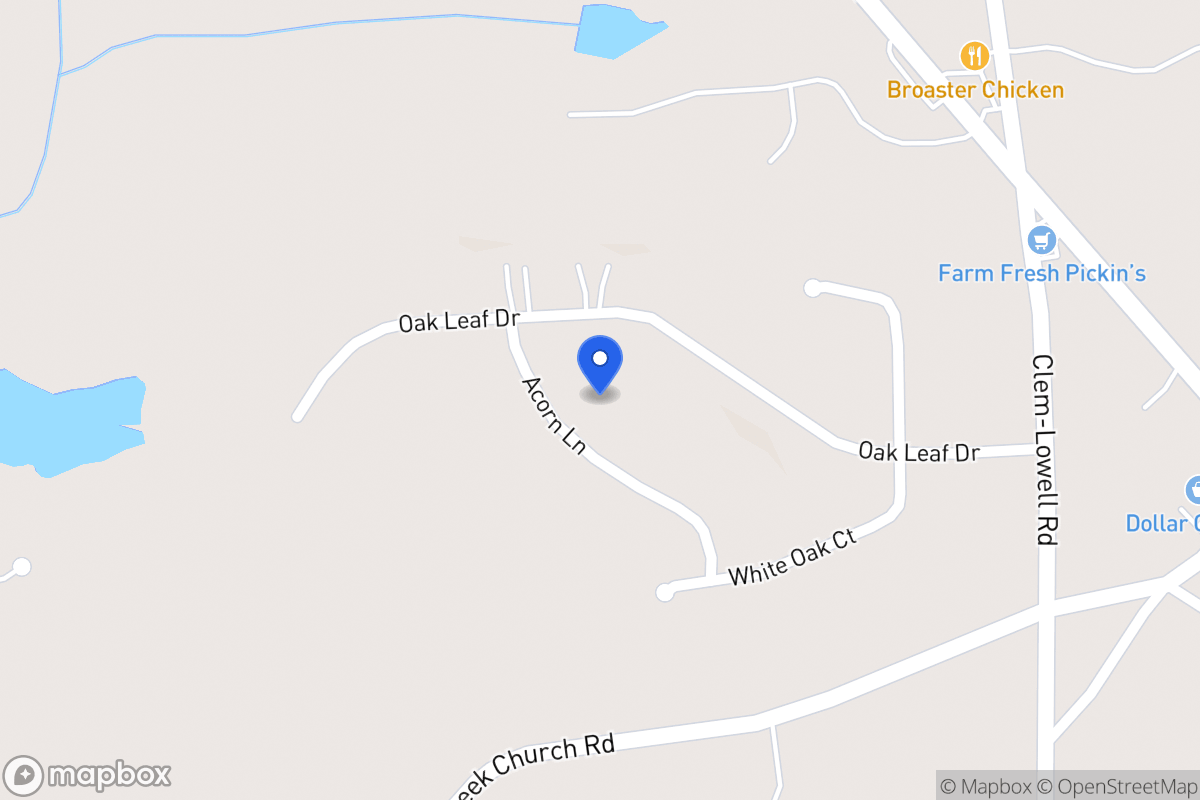 Map of 135 Acorn Ln
