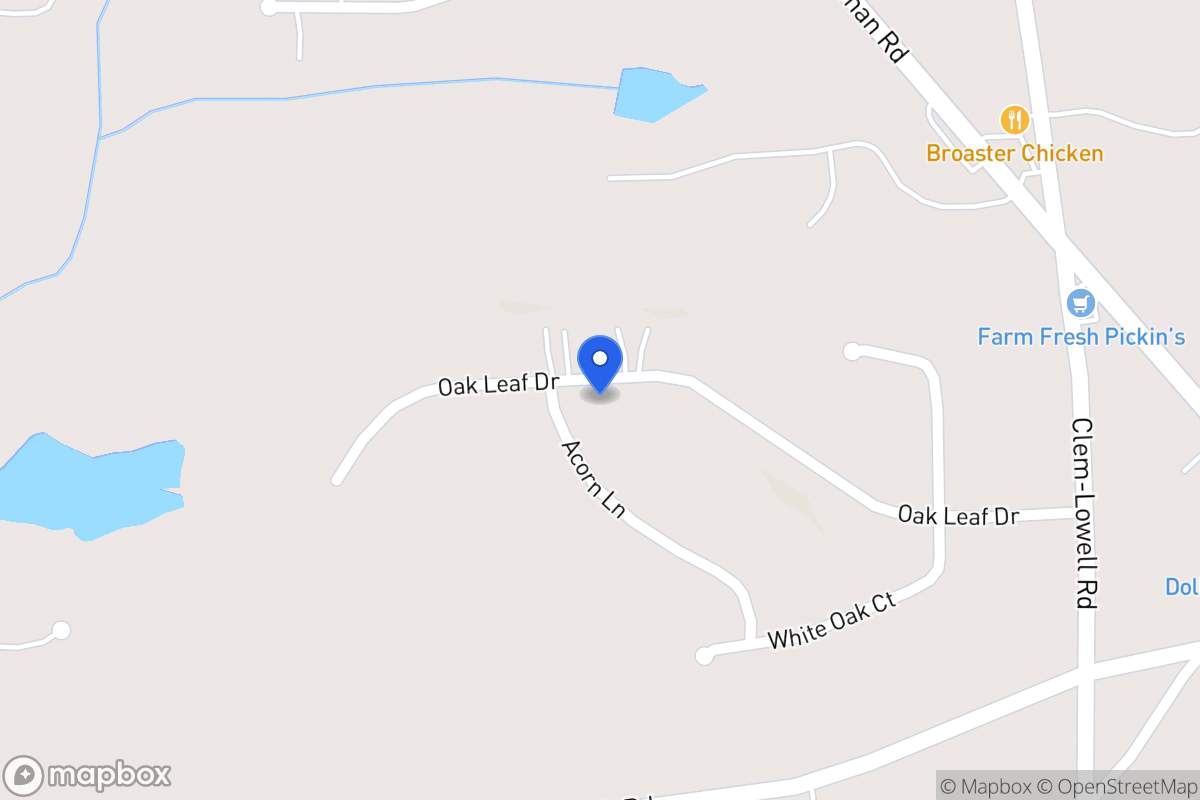 Map of 145 Acorn Ln