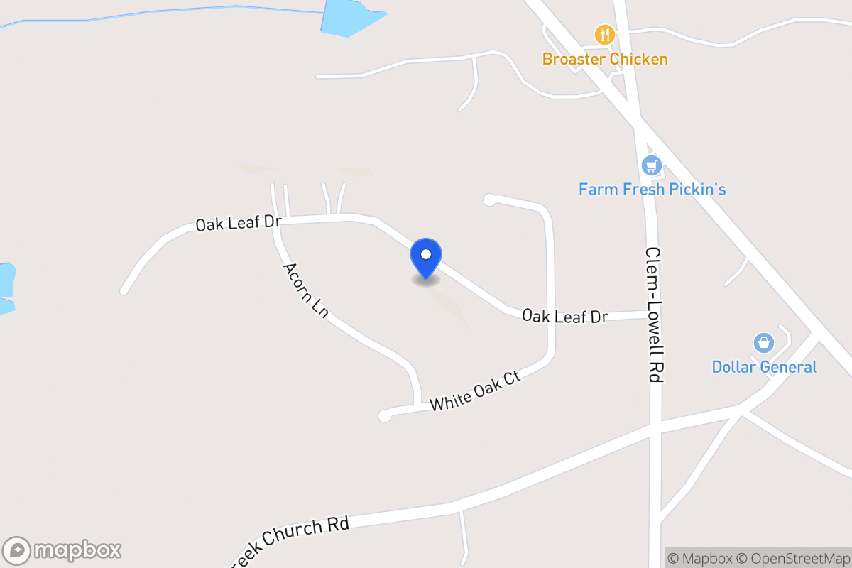 Map of 128 Oak Leaf Dr
