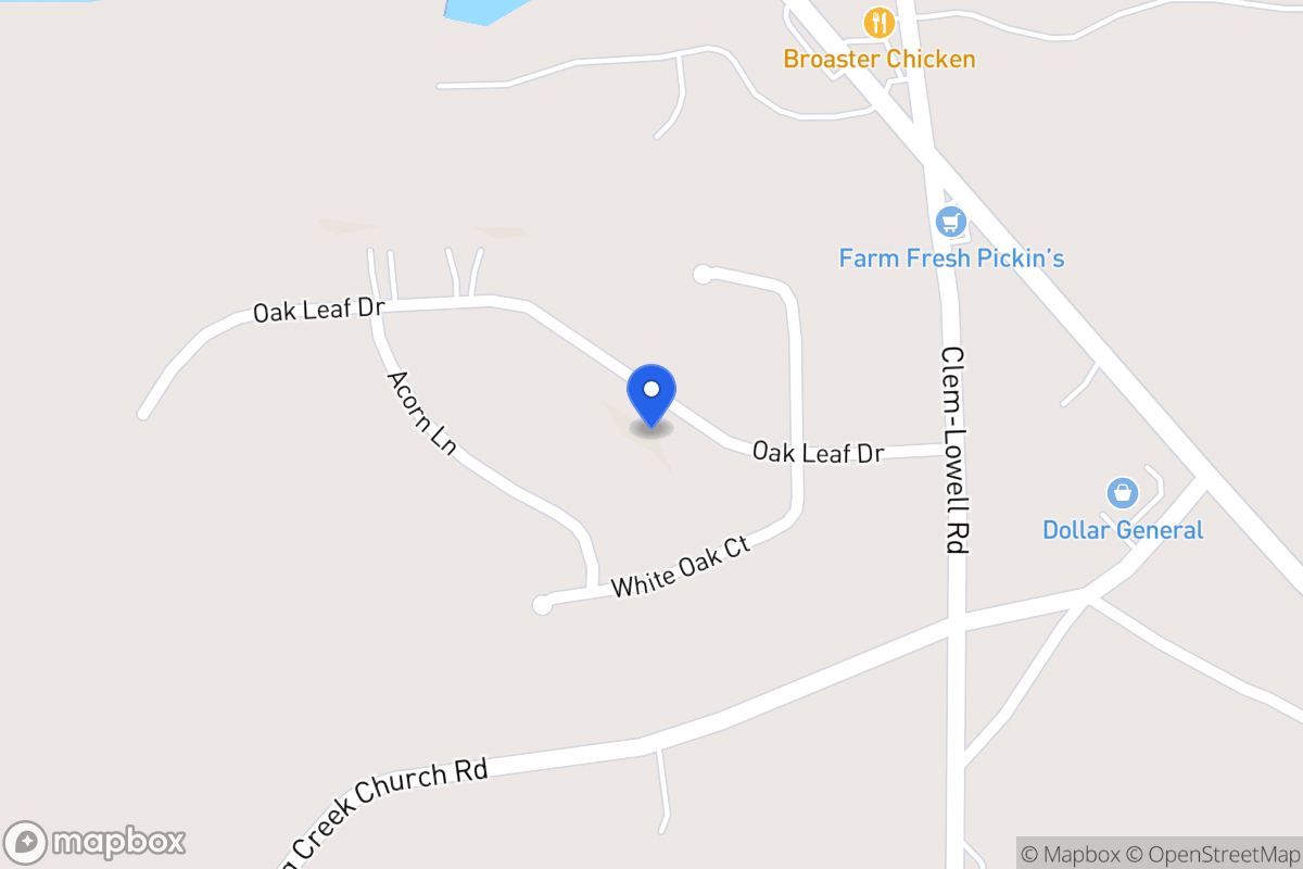 Map of 122 Oak Leaf Dr