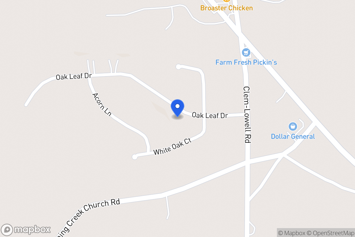 Map of 116 Oak Leaf Dr