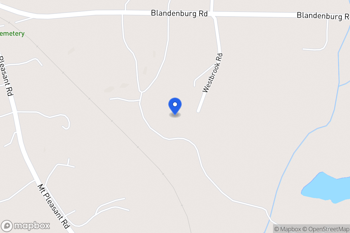 Map of 447 Westbrook Rd