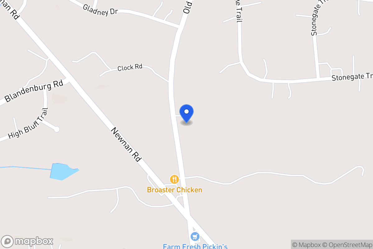 Map of 2480 Old Newnan Rd
