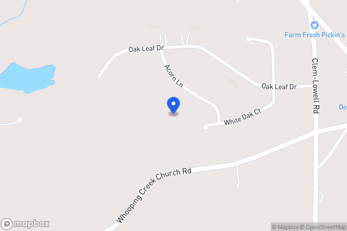 Map of Oak Hollow Ct