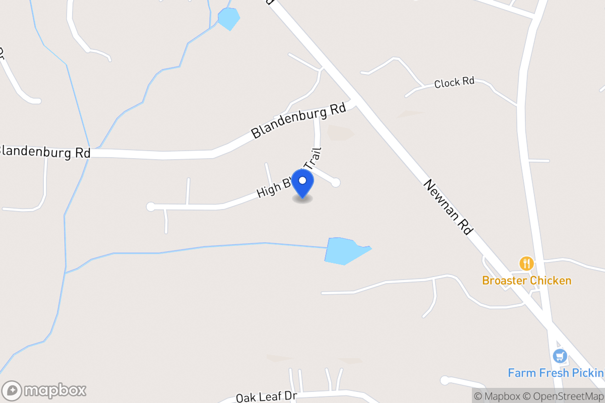 Map of 119 High Bluff Trl