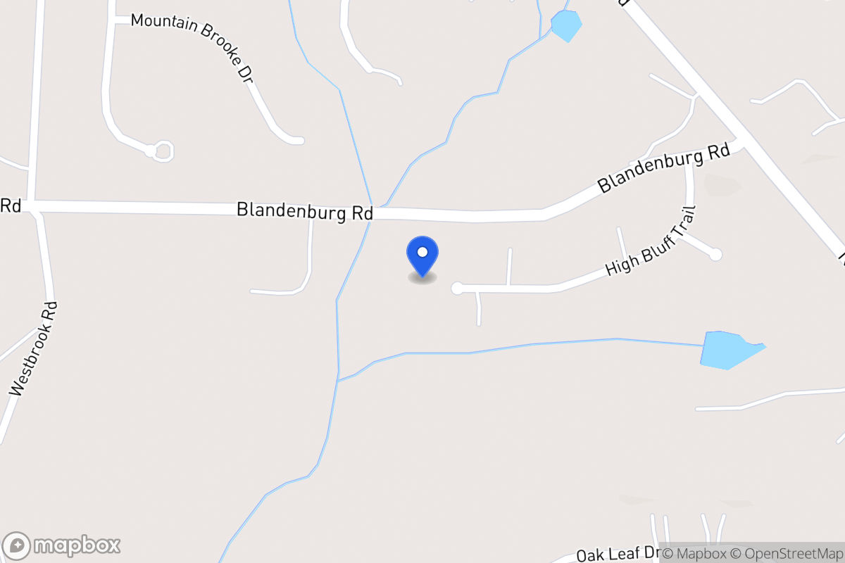 Map of 180 High Bluff Trl